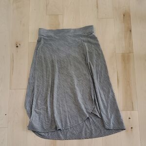 Ibex Asymmetrical Gray Skirt
